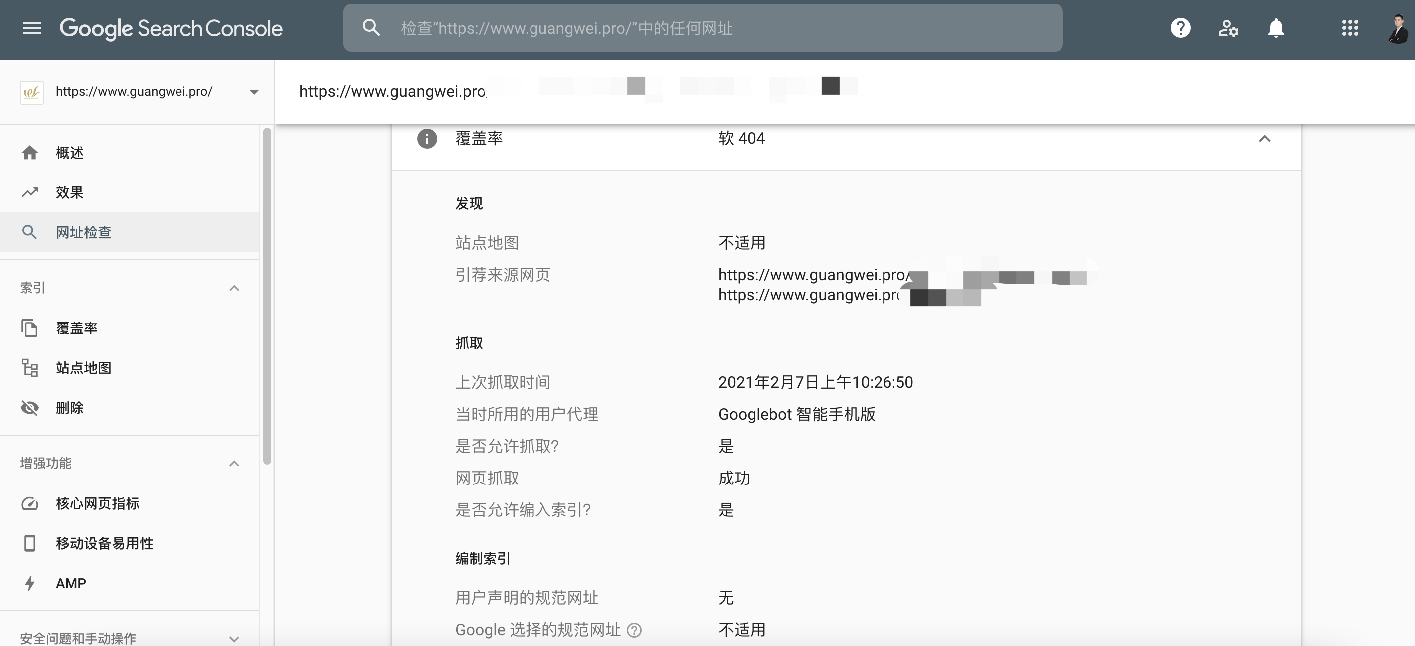 Google站长工具看到的软404错误是什么?